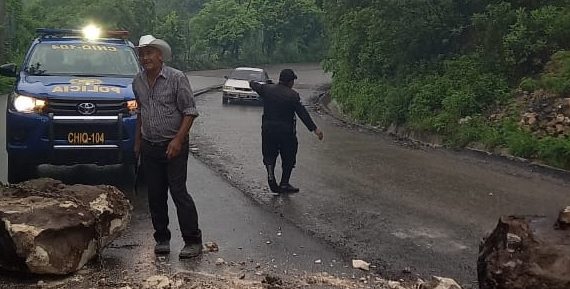 Atienden incidentes provocados por las lluvias en Chiquimula