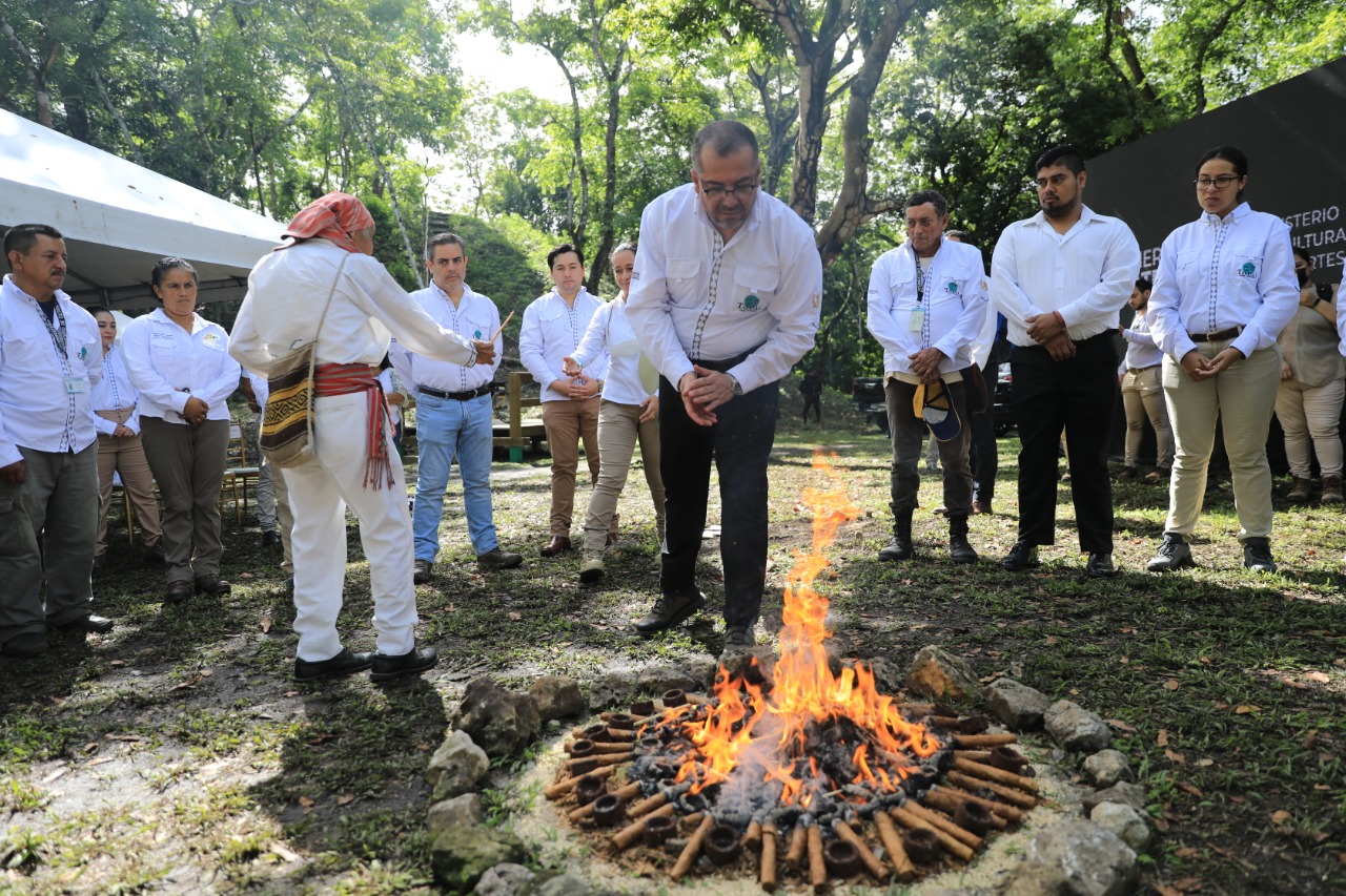 Empiezan trabajos en Parque Arqueológico Tayasal.
