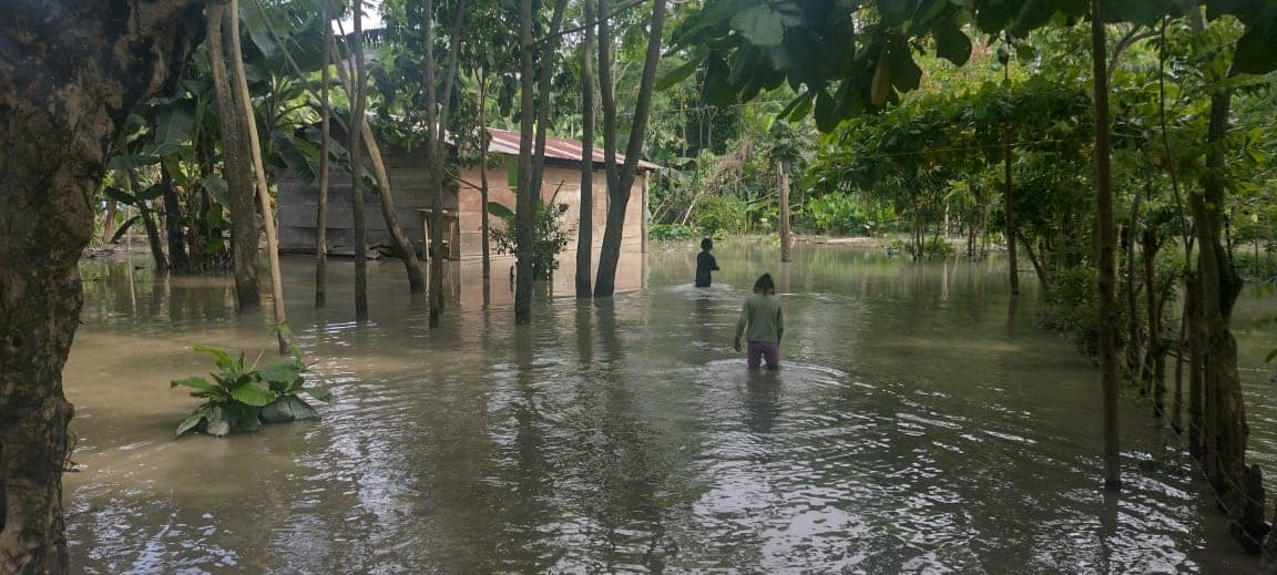 Varias comunidades han sido afectadas por temporada de lluvias