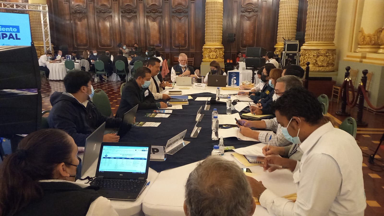 Desarrollan jornada de trabajo con alcaldes de Chimaltenango