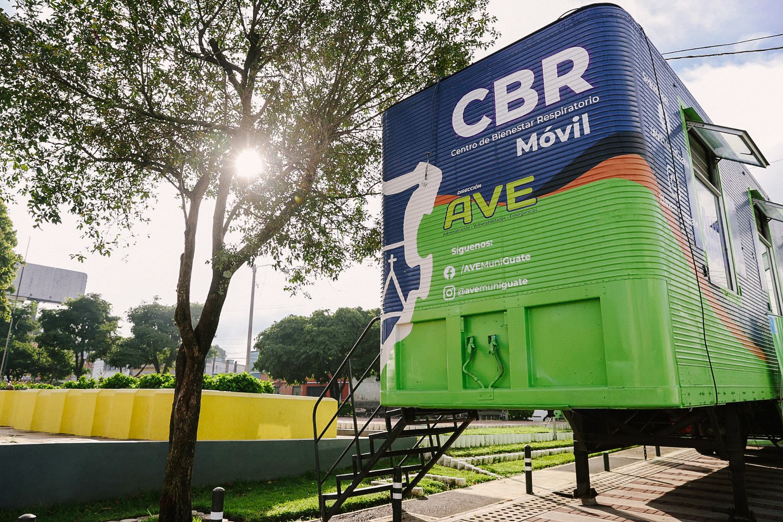 Habilitan Centro de Bienestar Respiratorio Móvil en colonia La Reformita, zona 12