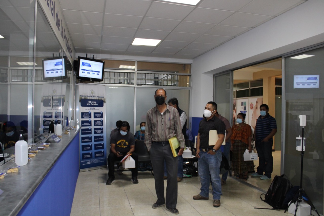 Oficina de Servicios Registrales en Cobán, Alta Verapaz, al servicio de la población