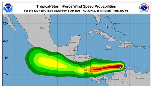 Insivumeh monitorea tormenta tropical Bonnie que se desplaza sobre Nicaragua