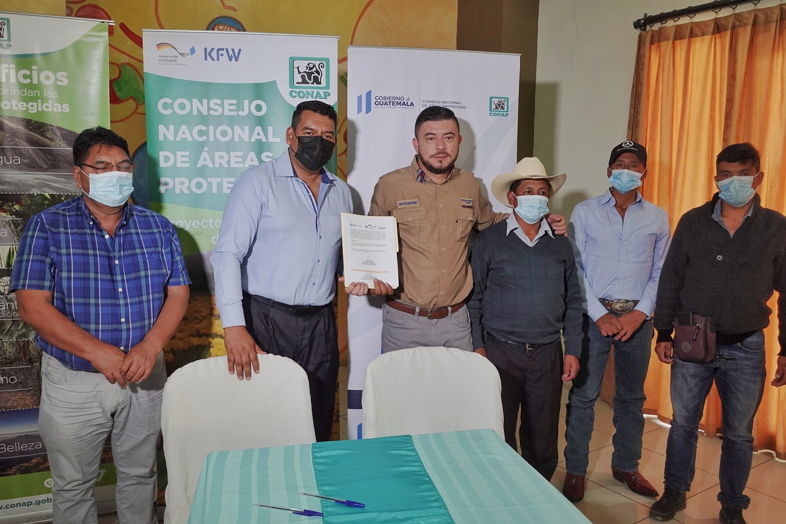 Firman convenios para la conservación de áreas protegidas en Quiché y Huehuetenango