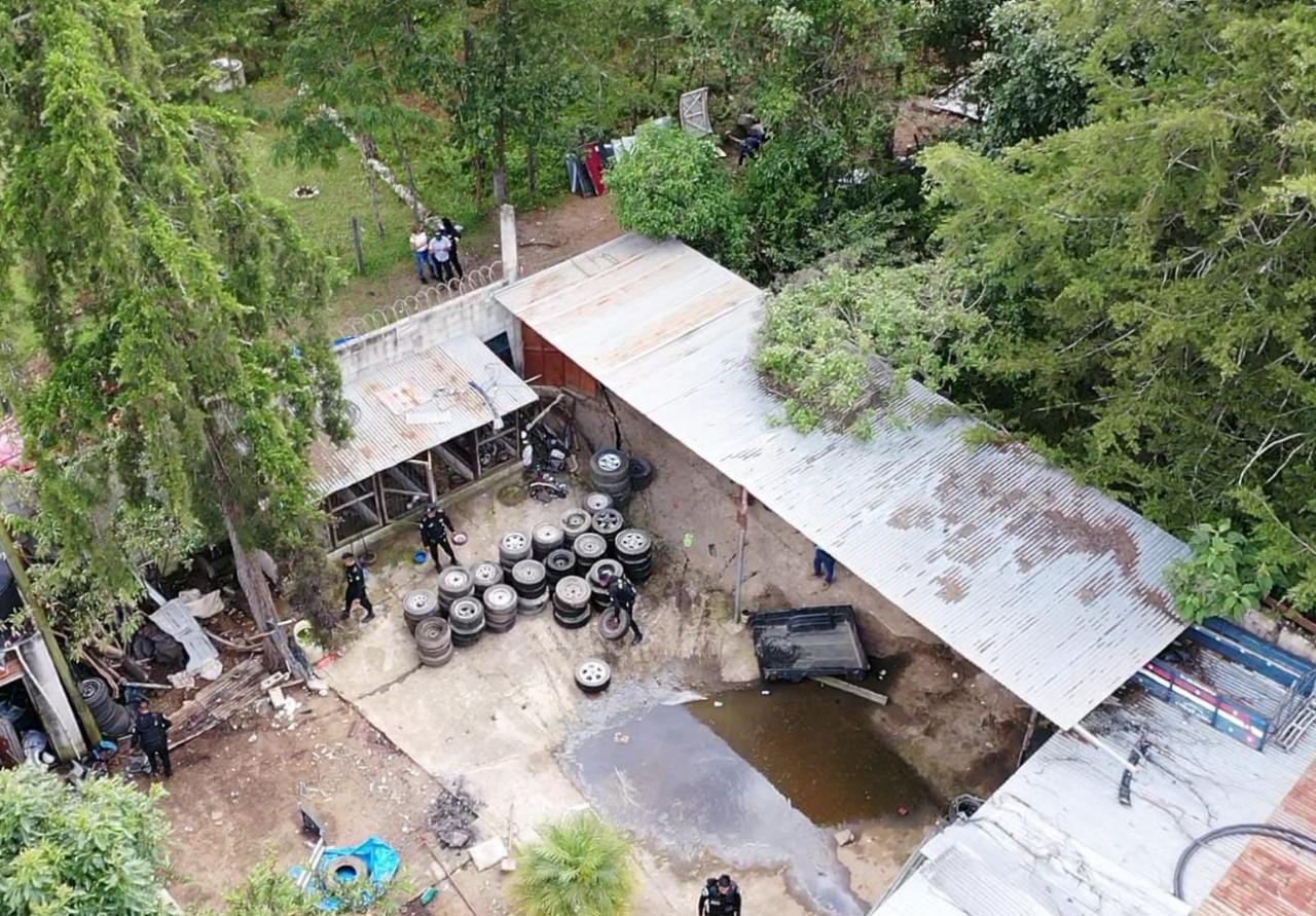 Allanamiento permite localizar piezas de vehículos supuestamente robados