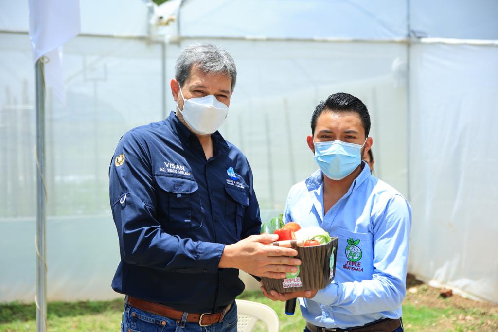 Inauguran invernadero agrícola en San José Pinula