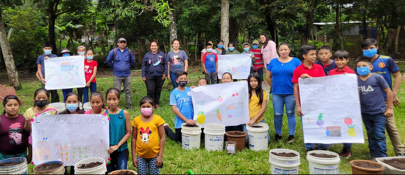 Implementan huertos escolares en Escuintla