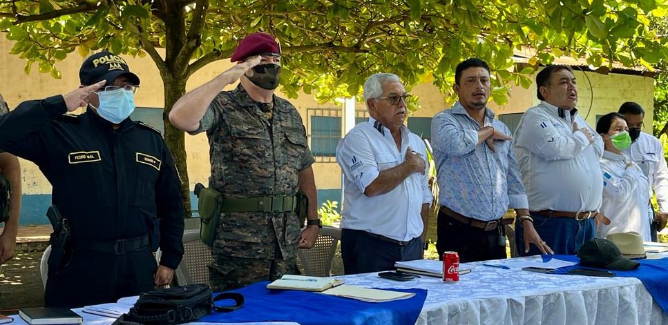 Jutiapa implementa mesa técnica de seguridad fronteriza