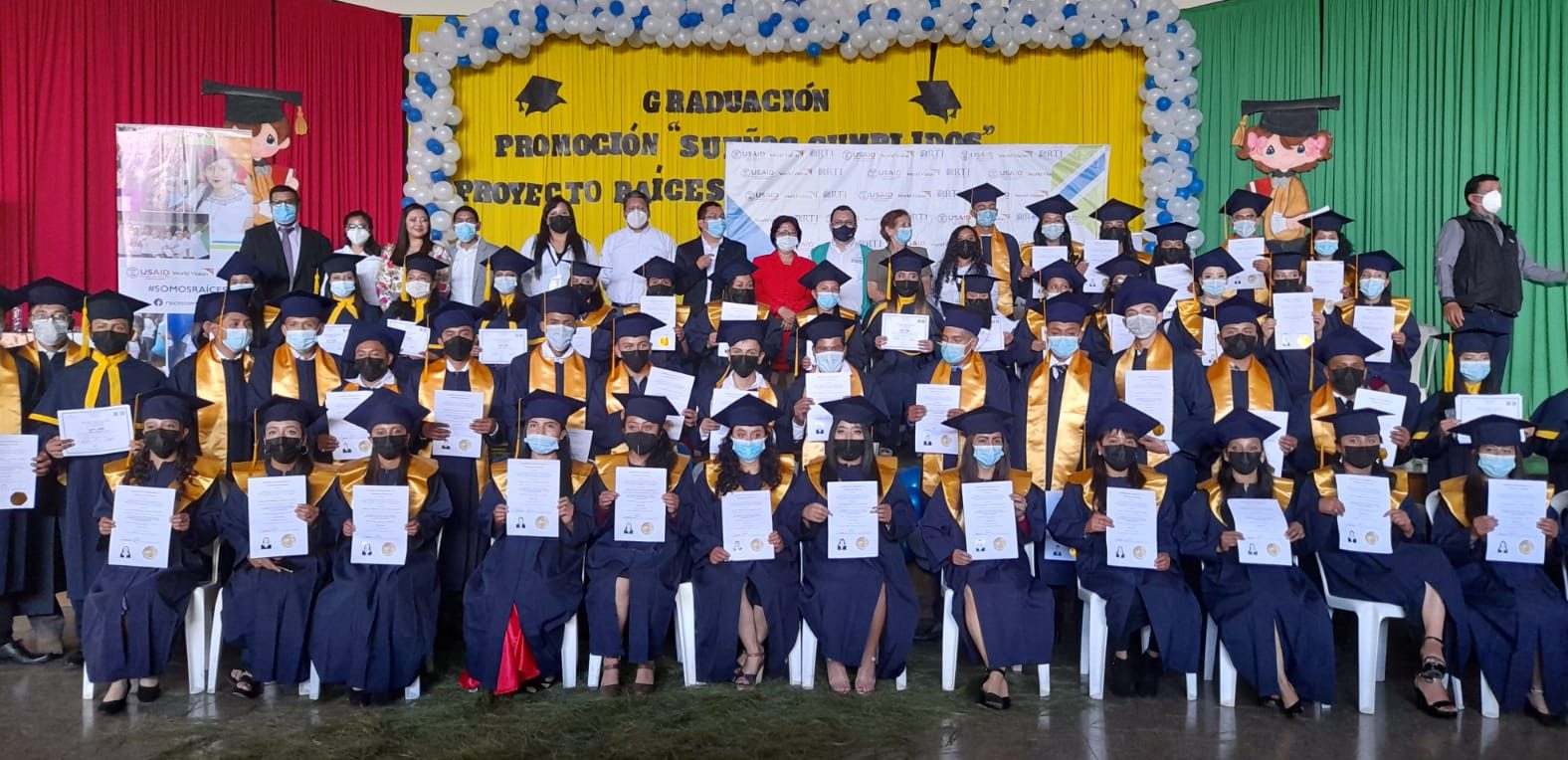 Más de 100 jóvenes de San Marcos concluyen formación en modalidades flexibles