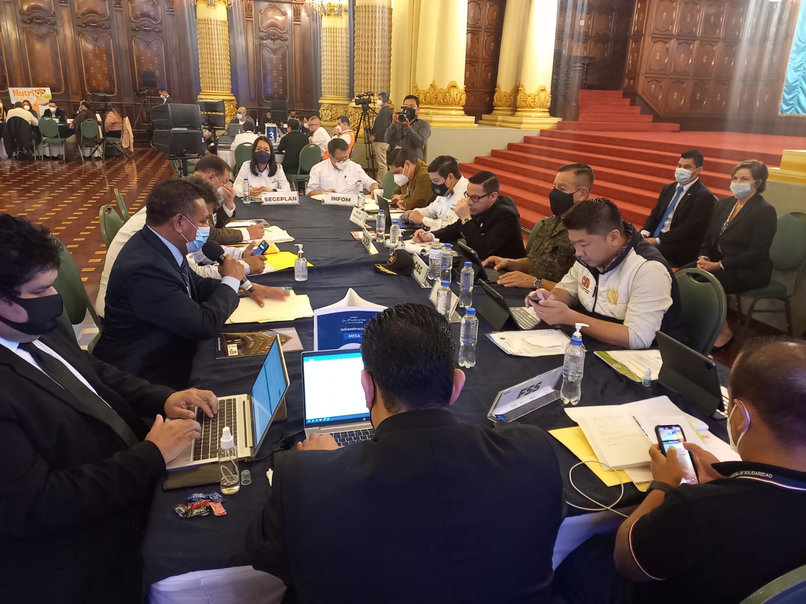 Alcaldes de Suchitepéquez y Gabinete de Gobierno participan en segunda gira presidencial 2022