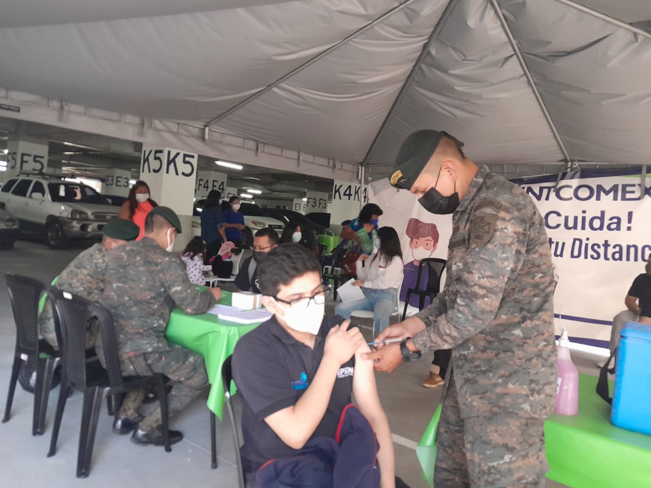 Ejército reitera el compromiso para seguir apoyando jornadas de vacunación contra COVID-19