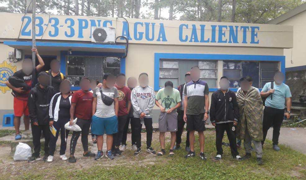 PNC intercepta a 34 extranjeros que ingresaron al país de manera irregular