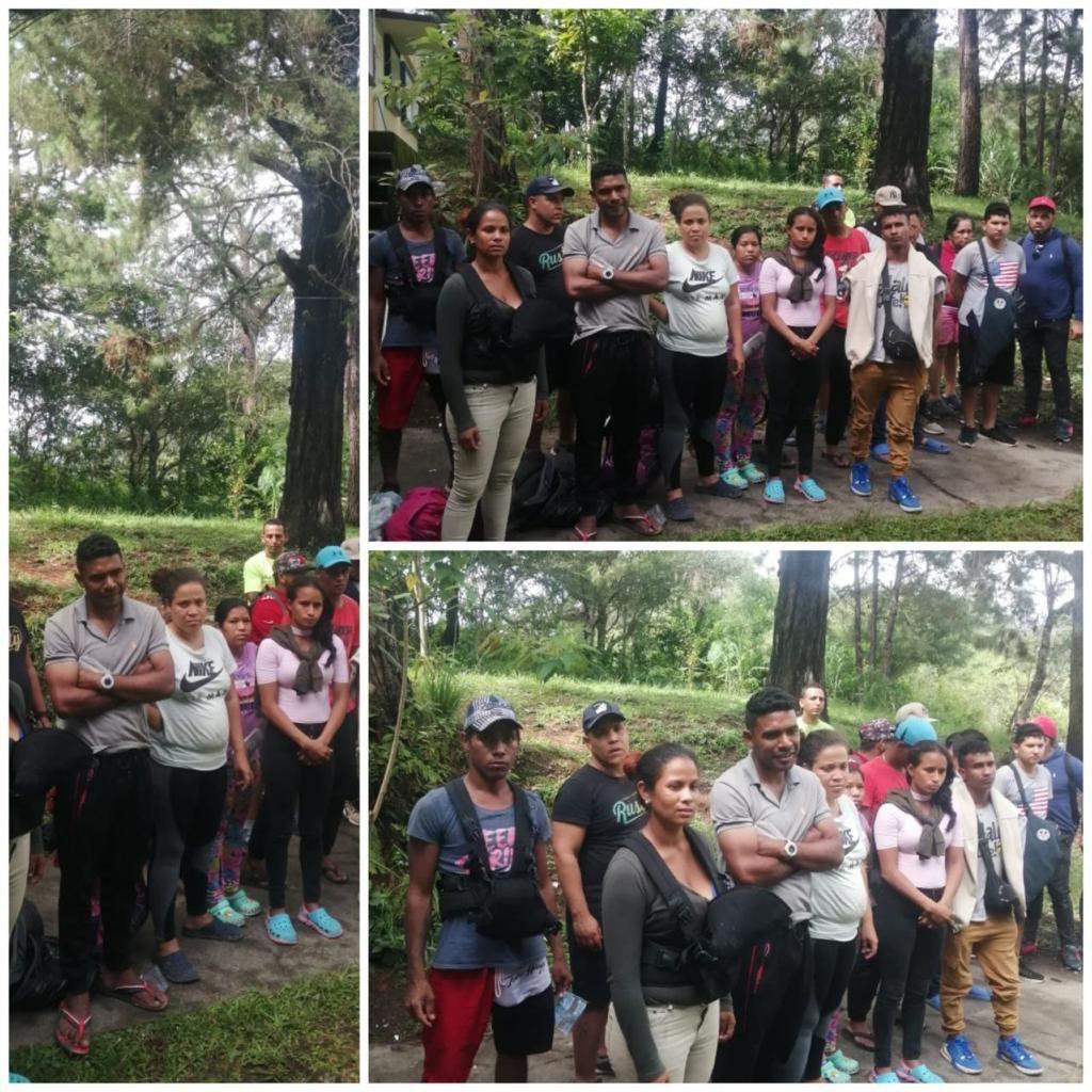 Ubican a 50 migrantes de distintas nacionalidades en Chiquimula