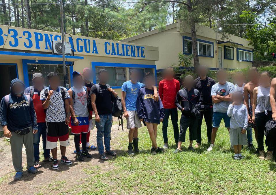 Ubican a 57 personas de distintas nacionalidades en Chiquimula