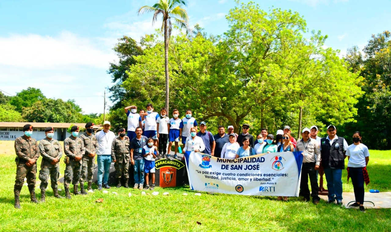 Promueven reforestación en San José, Escuintla