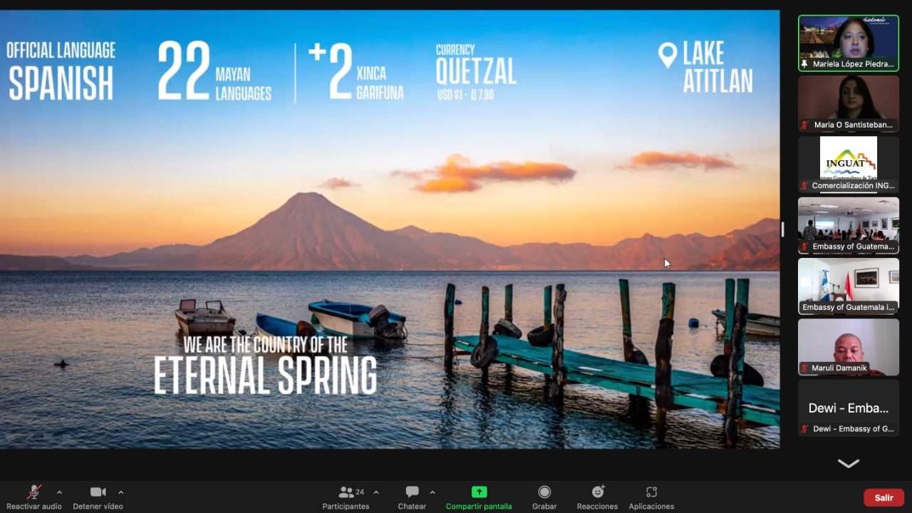 Promueven sitios turísticos guatemaltecos en Indonesia