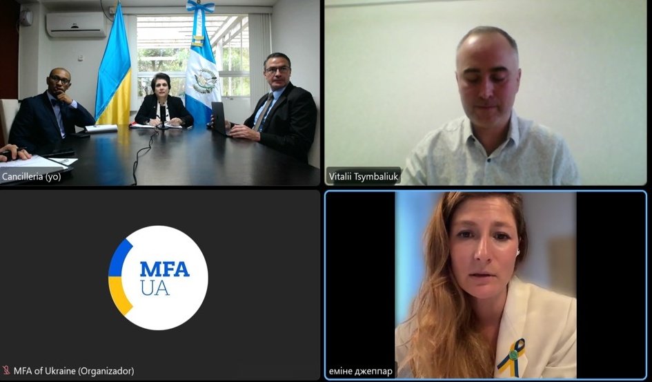 Guatemala y Ucrania abordan temas de agenda bilateral