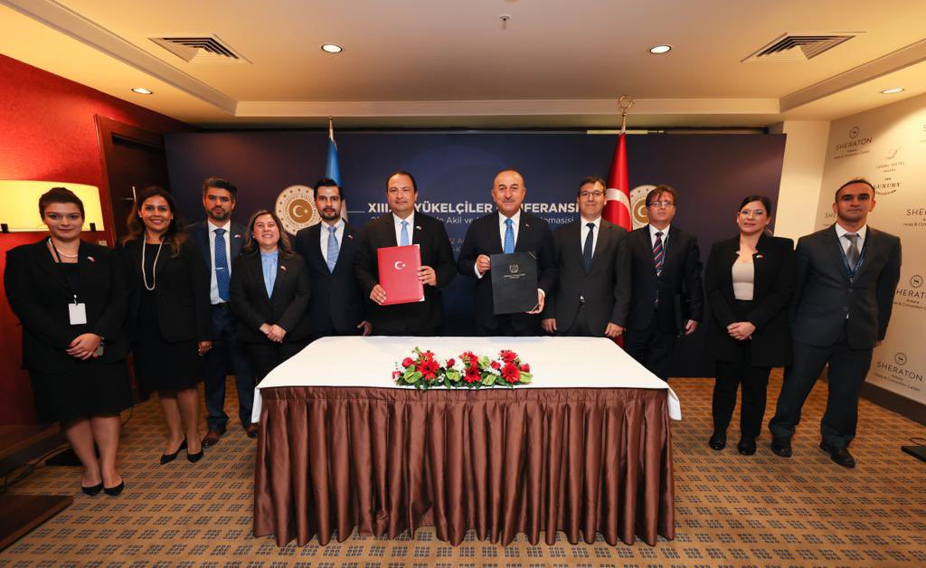 Guatemala y Türkiye firman acuerdos de cooperación binacional