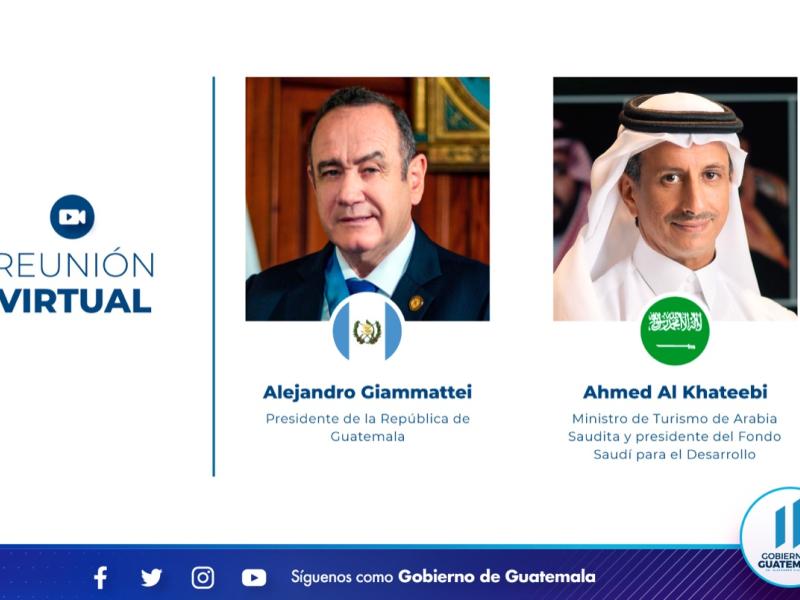 Guatemala y Arabia Saudita dialogan sobre temas de interés bilateral
