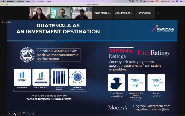 Red de consejeros Comerciales realizaron dos webinars para atraer inversión extranjera