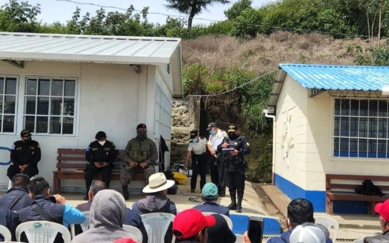 Sede policial provisional en Tajumulco comienza a funcionar nuevamente