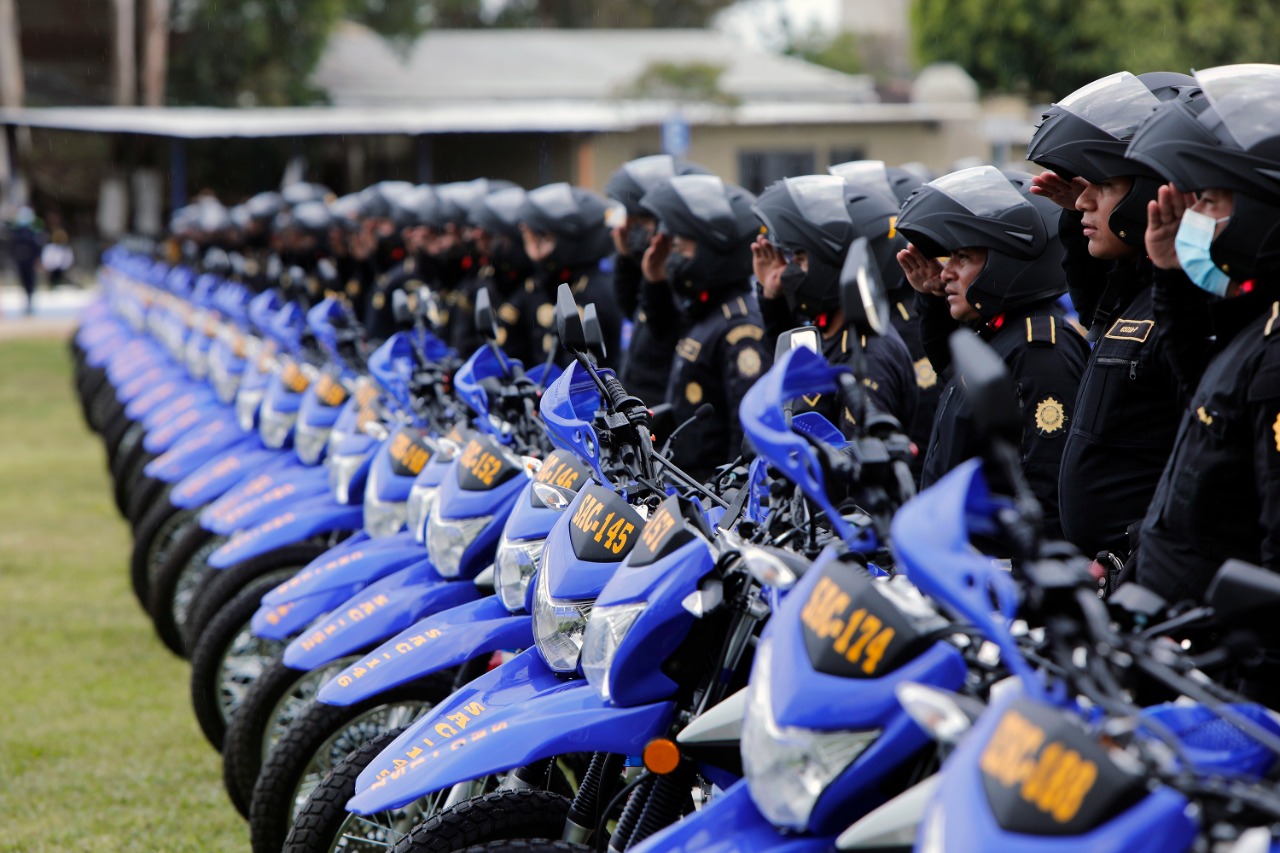 PNC fortalece operaciones con segundo lote de motocicletas