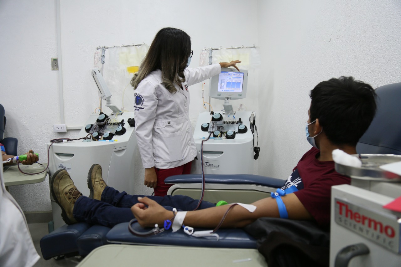 Donantes de sangre del HRO
