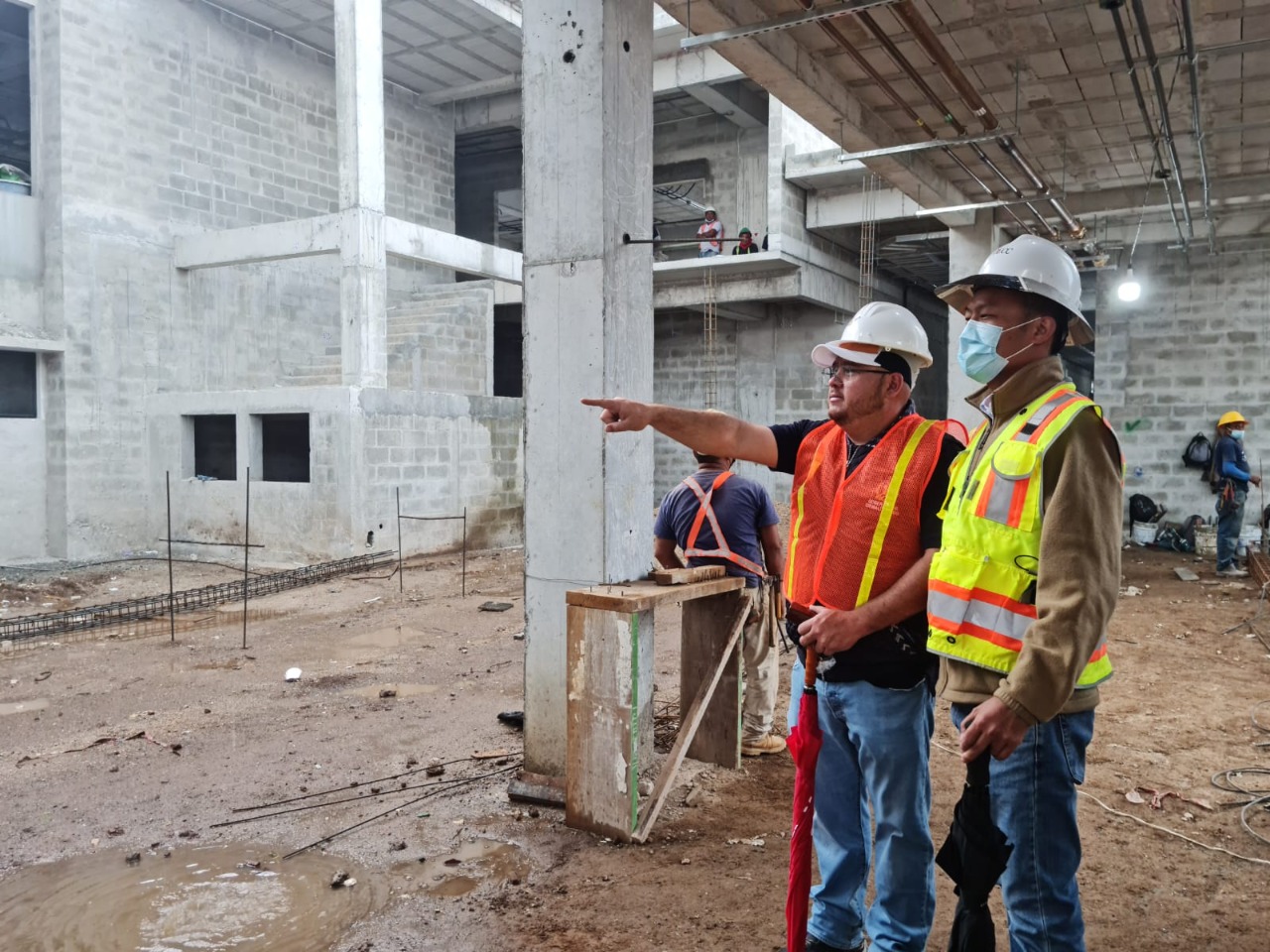 Supervisan construcción de hospital regional de Chimaltenango
