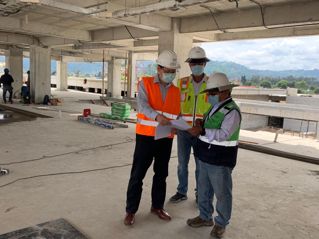 Hospital regional de Chimaltenango presenta 96 % de ejecución de obra gris