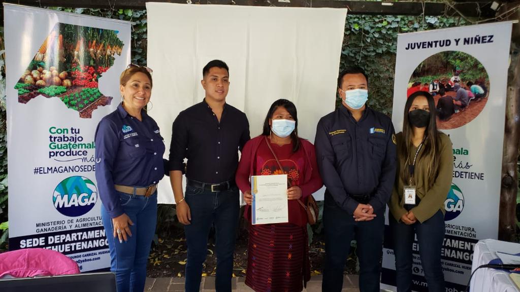 Huehuetenango: Culmina servicio cívico de jóvenes sobre apoyo al extensionismo rural