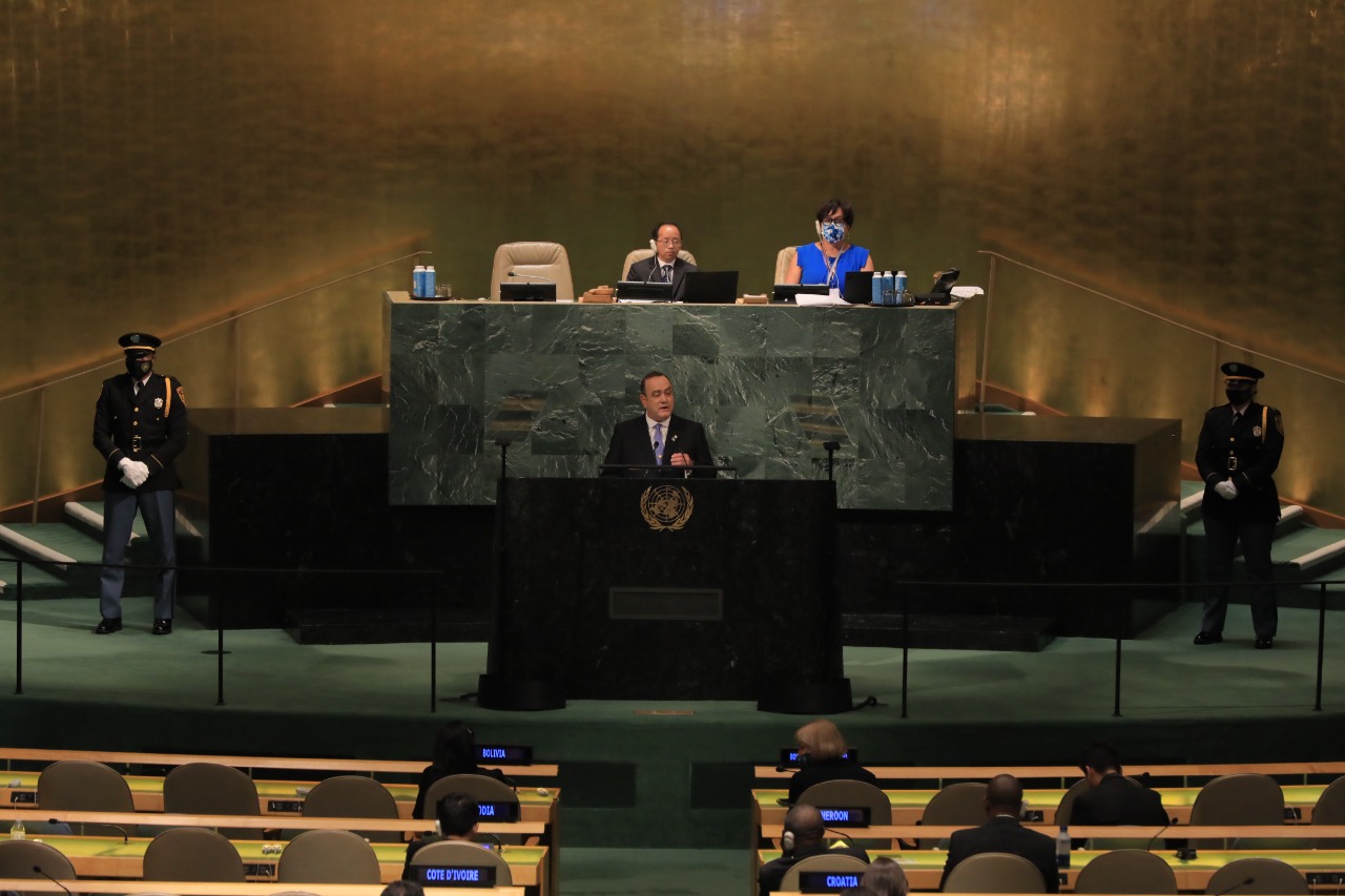 Presidente hace su intervención ante la ONU con mensaje de paz y cese a los conflictos mundiales