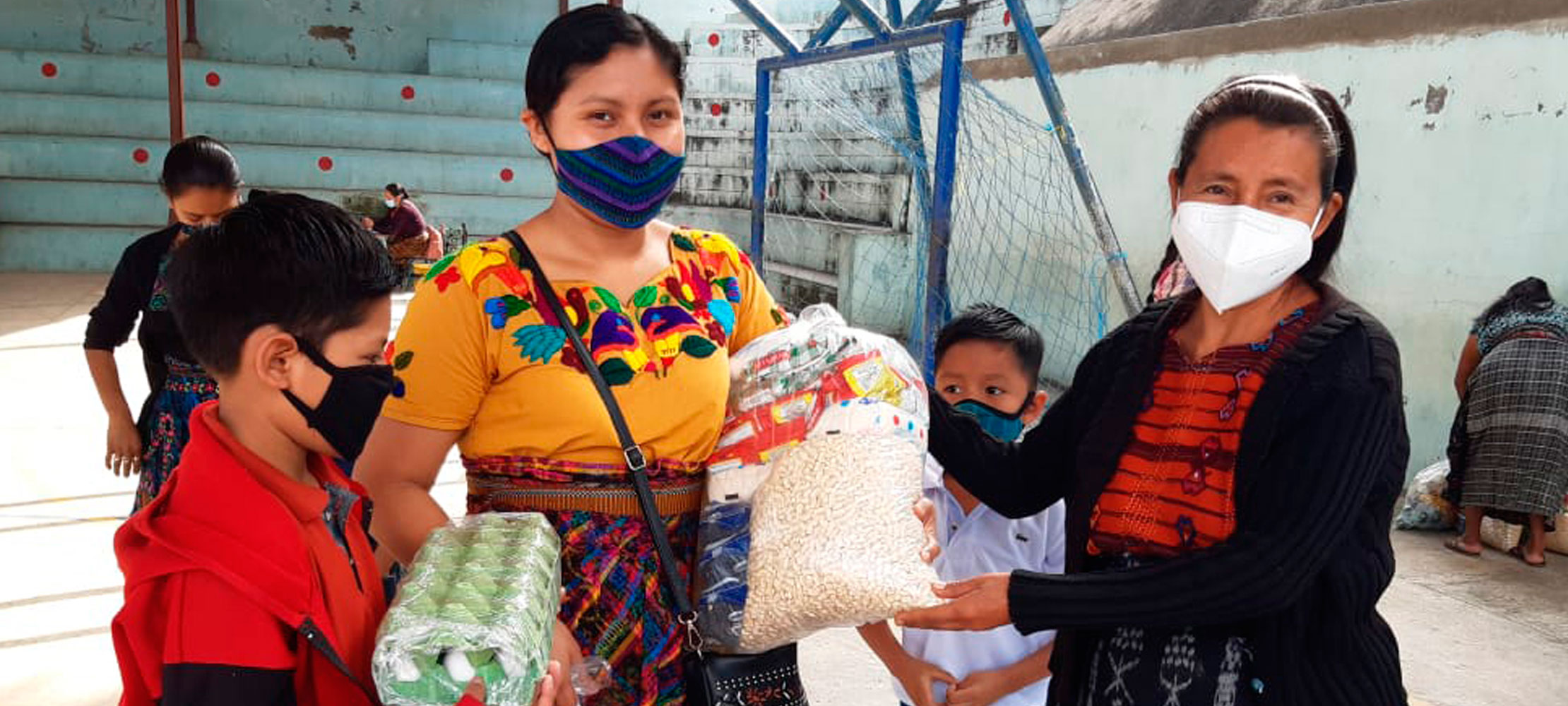 Entrega de alimentación escolar