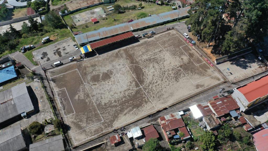 Ampliación de estadio beneficiará a pobladores de Santa Lucía Utatlán, Sololá