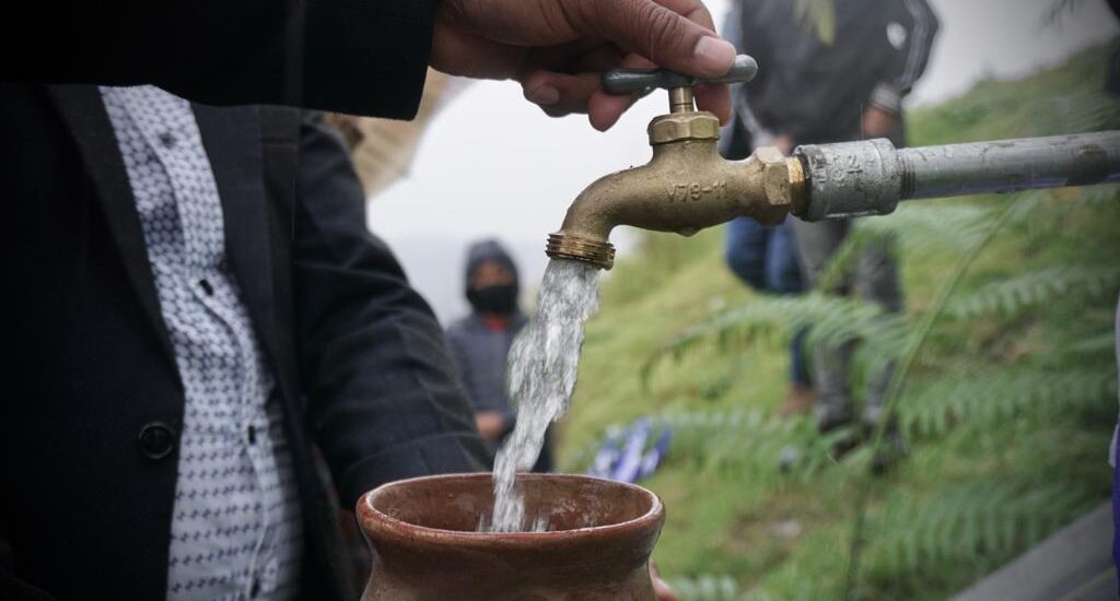 Gobierno garantiza acceso al agua en comunidades de Santa María Chiquimula