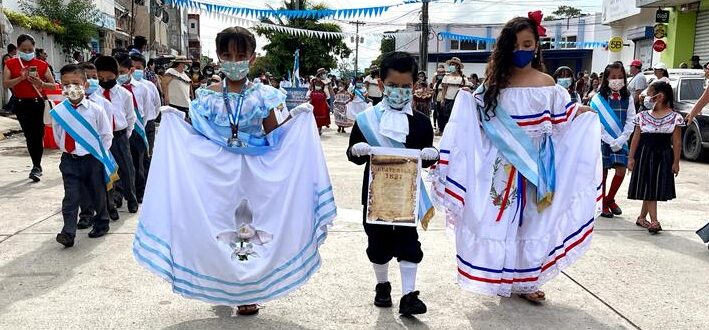 Jutiapa reactiva caminatas y desfiles cívicos