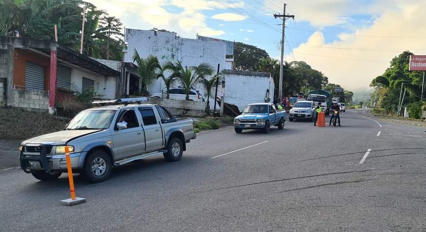 Autoridades evalúan estado de carreteras en Santa Rosa