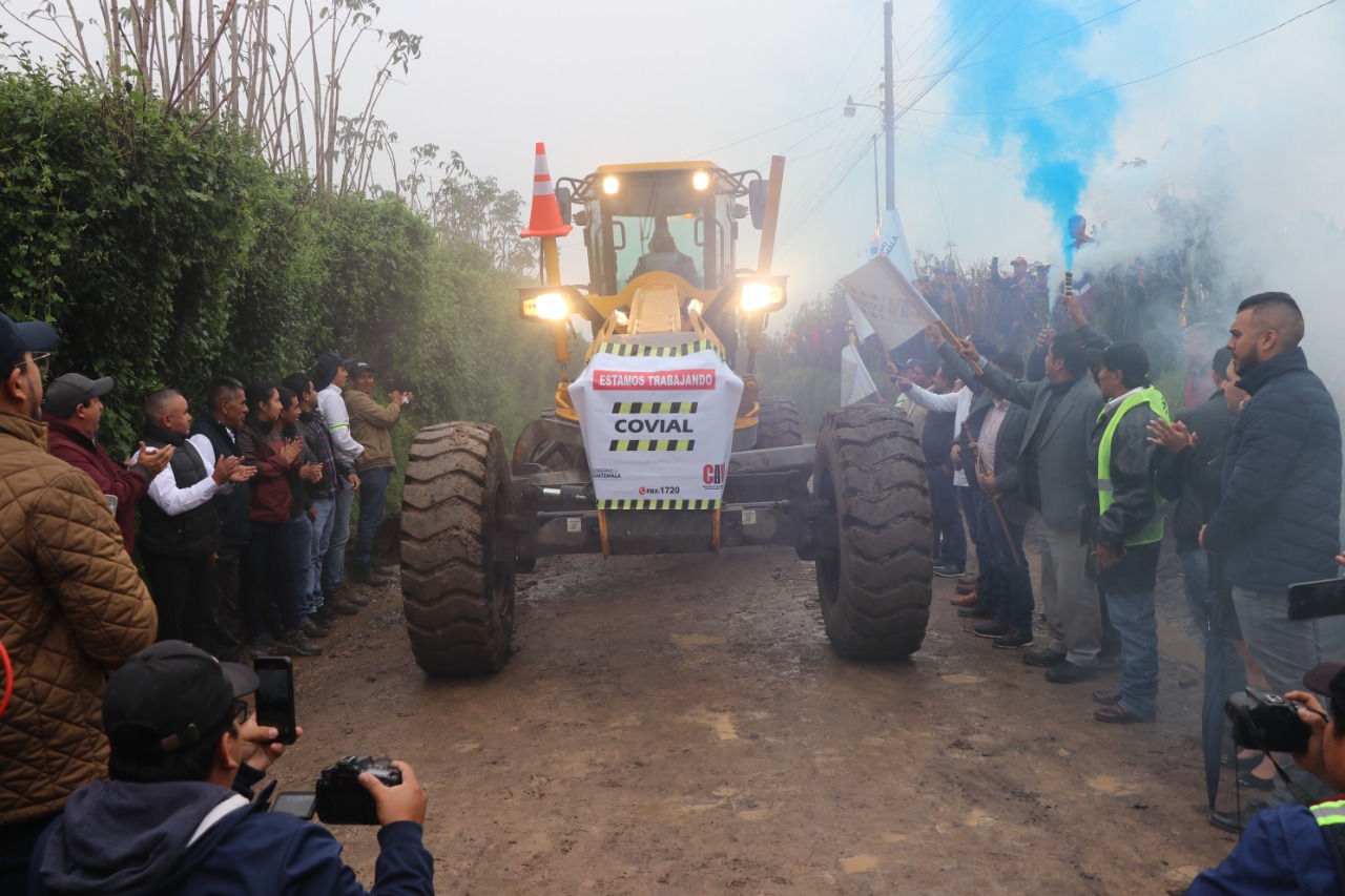 Comienza optimización de tramo que conecta a municipios de San Marcos con Quetzaltenango
