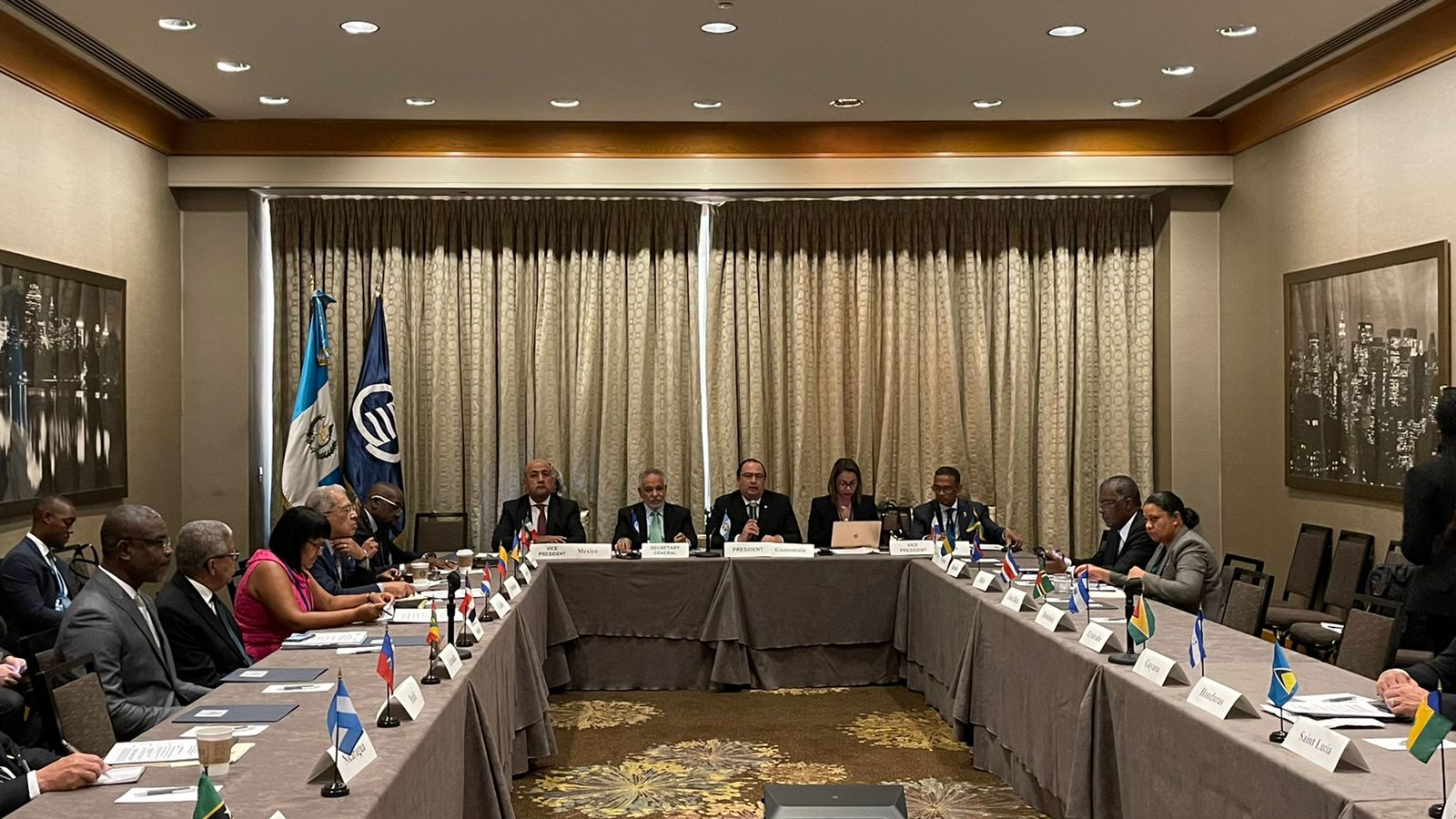 Guatemala preside reunión extraordinaria de la Asociación de Estados del Caribe