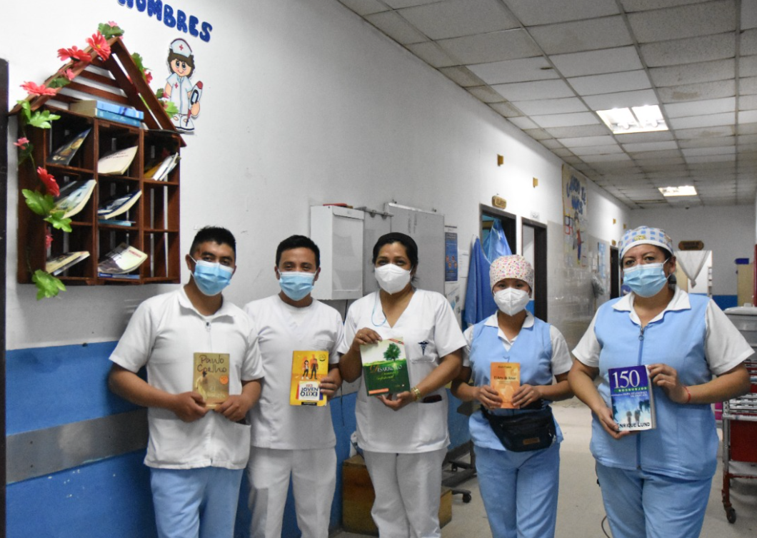 Implementan minibiblioteca en Hospital Nacional de Chimaltenango