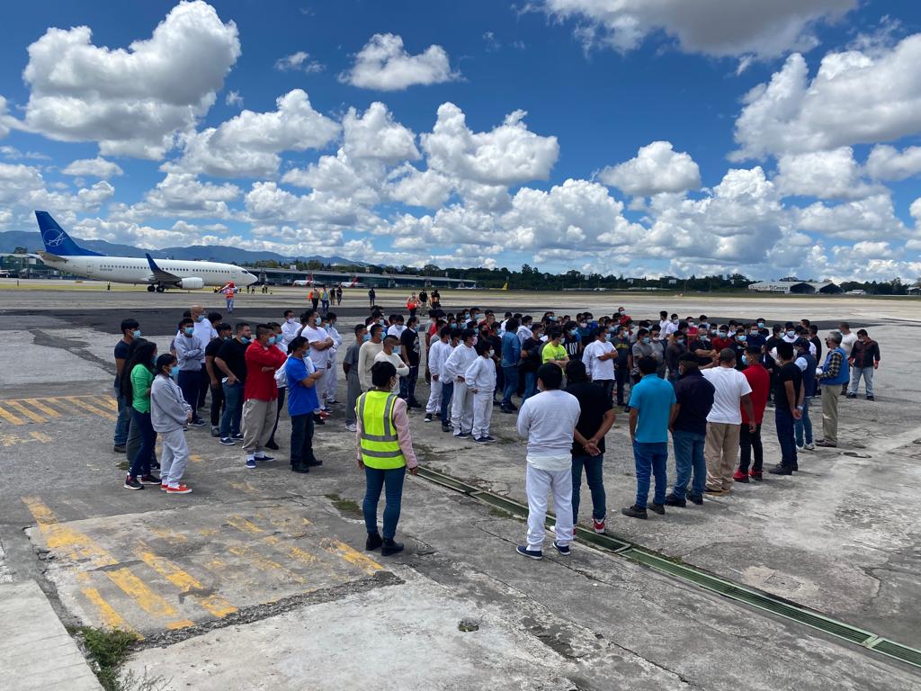 En agosto migración ha dado asistencia a 8 mil 906 guatemaltecos retornados. /Foto: IGM