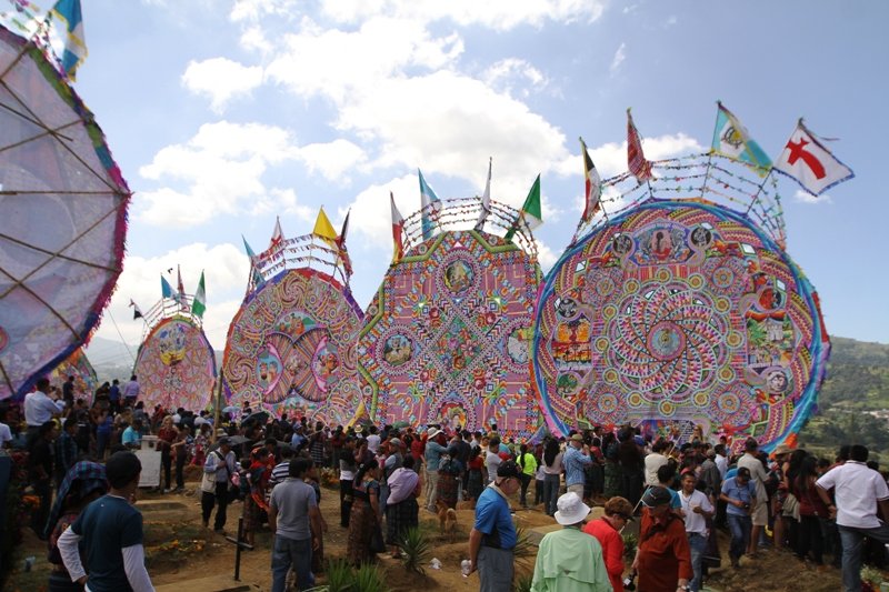 Barriletes Gigantes son parte de la riqueza cultural de Guatemala. /Foto: MCD