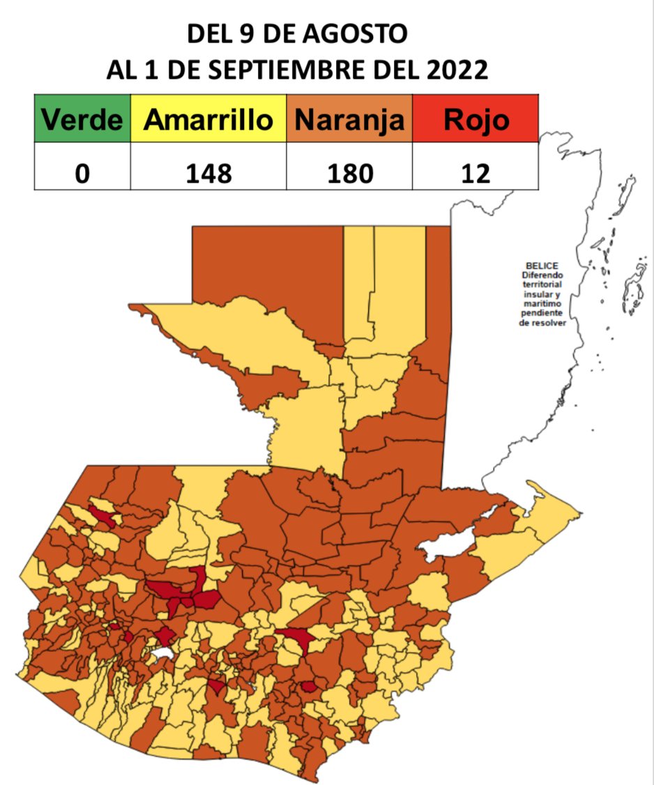 Salud actualiza tablero de alertas por COVID-19 para los próximos días