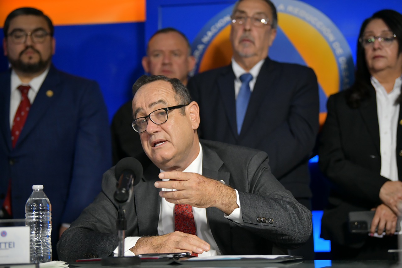 Gobernante Giammattei: Sistema de alerta temprana permitió dar respuesta a la emergencia