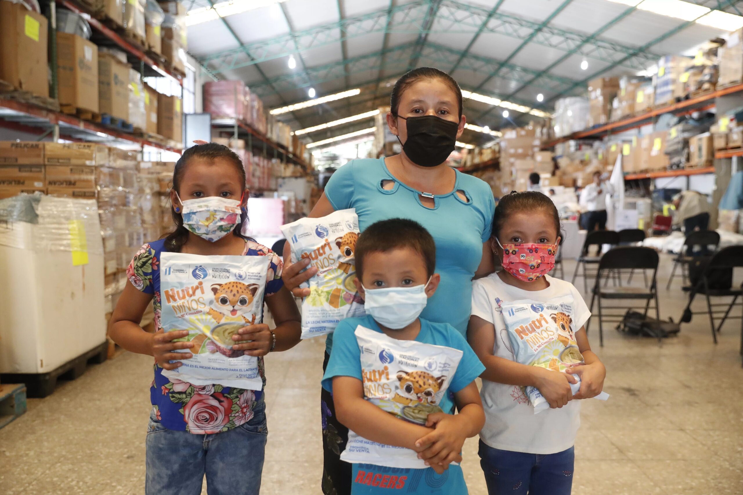 Otorgan alimento NutriNiños a más de un millón de menores guatemaltecos