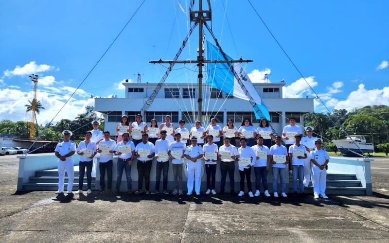 Concluye curso de marino mercante