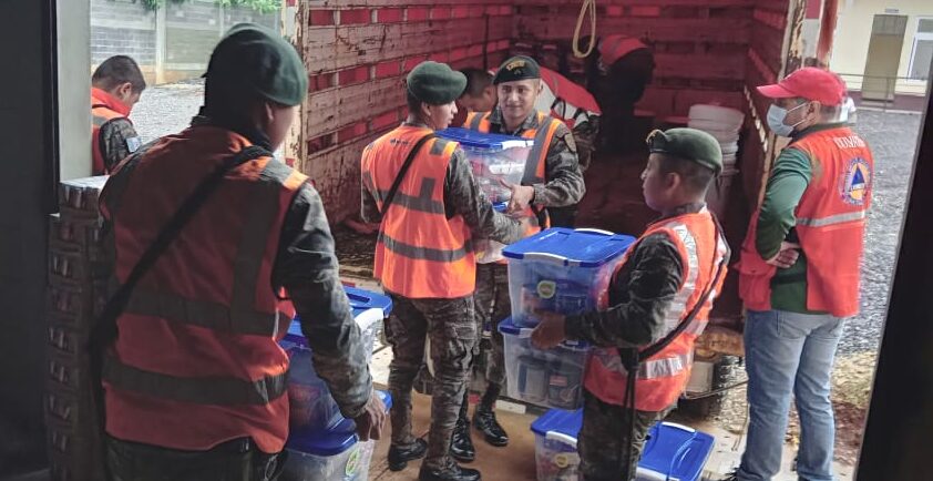 Gobierno atiende a personas afectadas por lluvias de las últimas horas