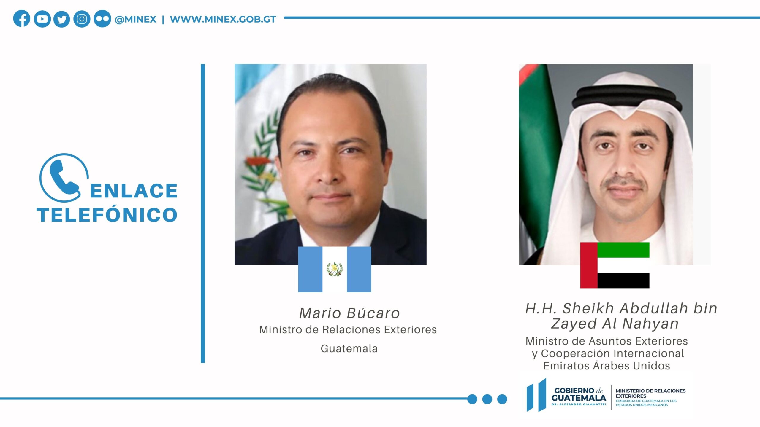 Guatemala y Emiratos Árabes Unidos fortalecen relación bilateral
