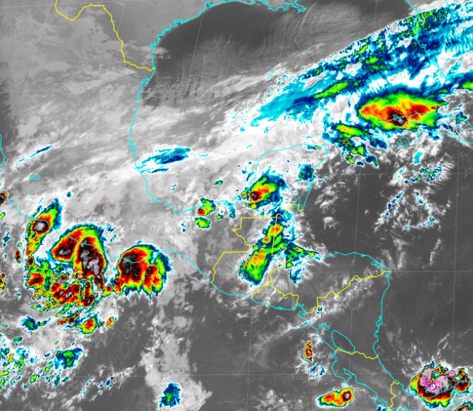 Cercanía de frente frío ocasiona un ambiente húmedo para Guatemala