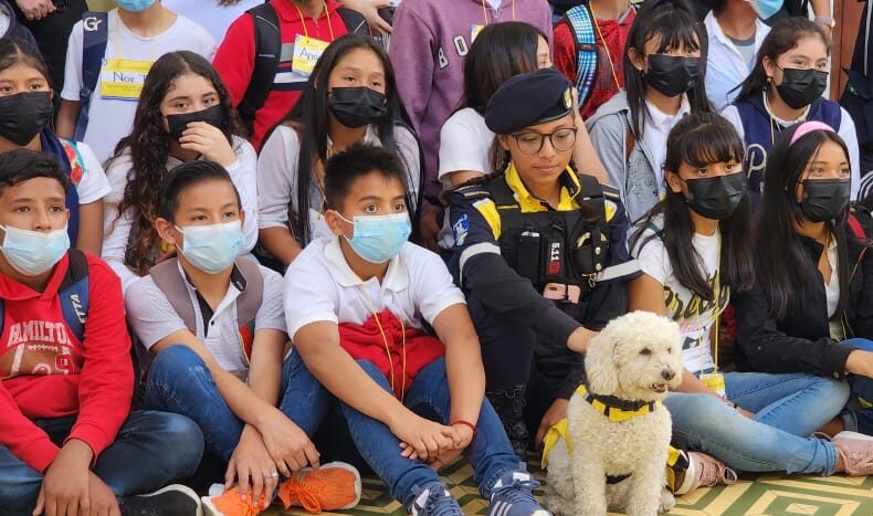 Fomentan cultura de prevención en estudiantes de Santa Catarina Pinula