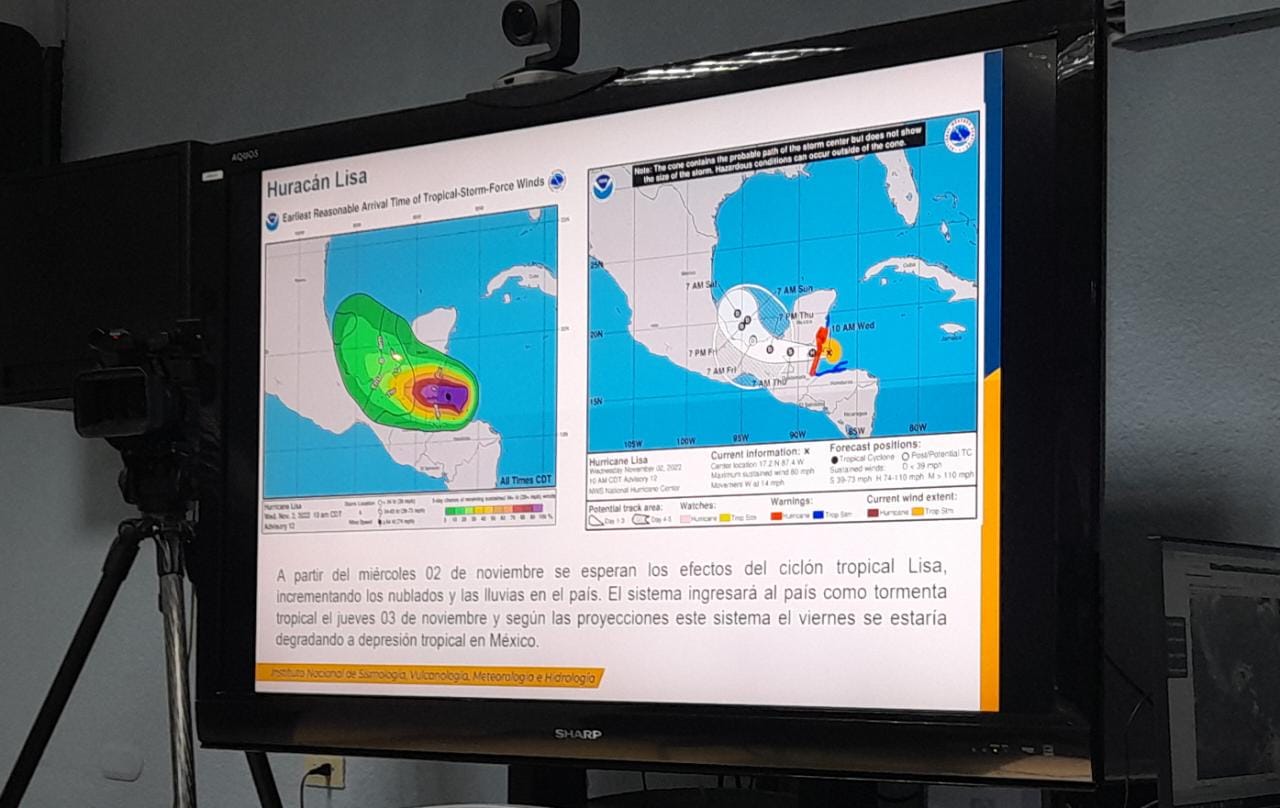Suspenden clases en Petén por el paso de fenómeno meteorológico Lisa